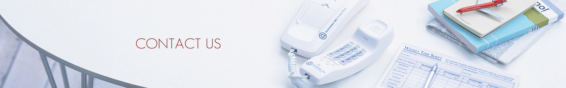联系我们 Banner